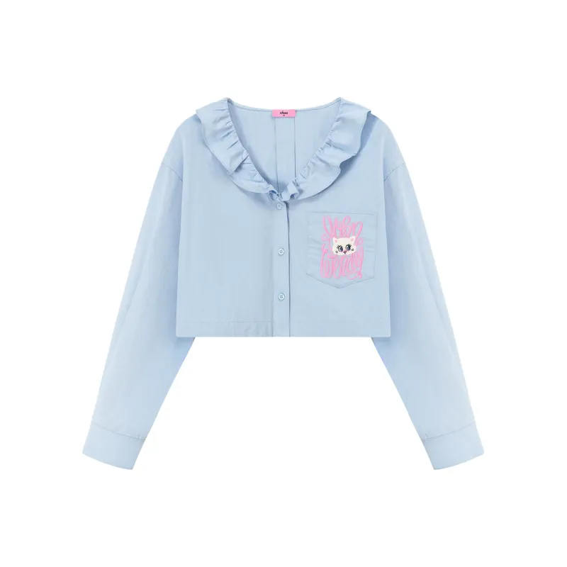 CHUU Shirts Women's Blue-0