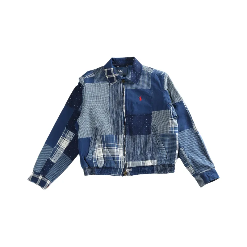 Polo Ralph Lauren Patchwork Unlined Windbreaker Coat 'Indigo'-0