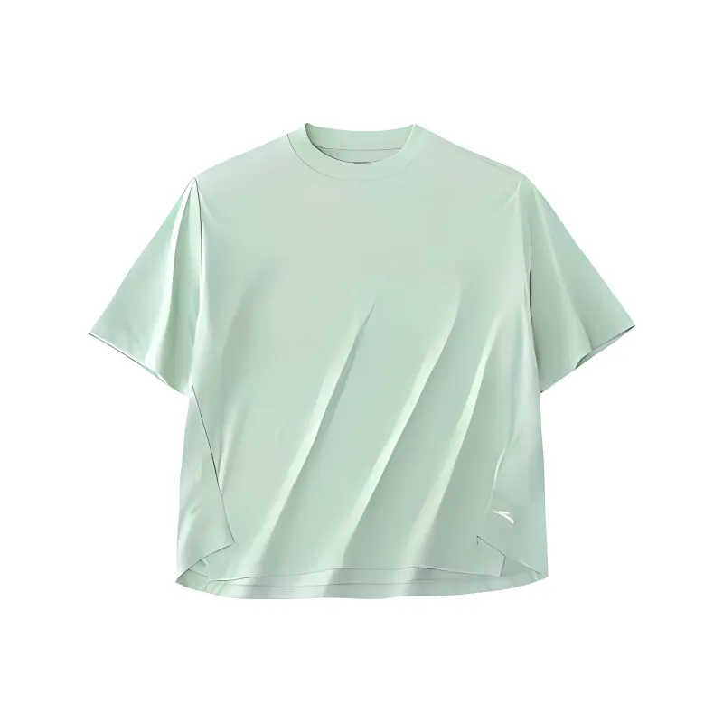 CHAOJIANTA T Shirt Women's Melting Snow Green-0