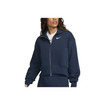 Nike Sportswear Phoenix Fleece Jackets Coats Women's Marine Blue