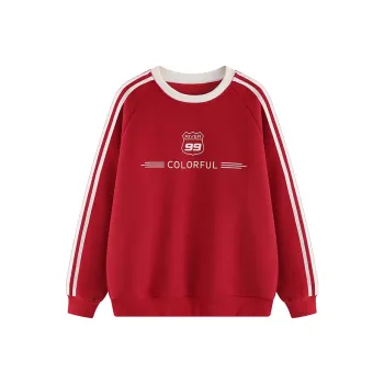 ZXZA Sweatshirts Women's Red