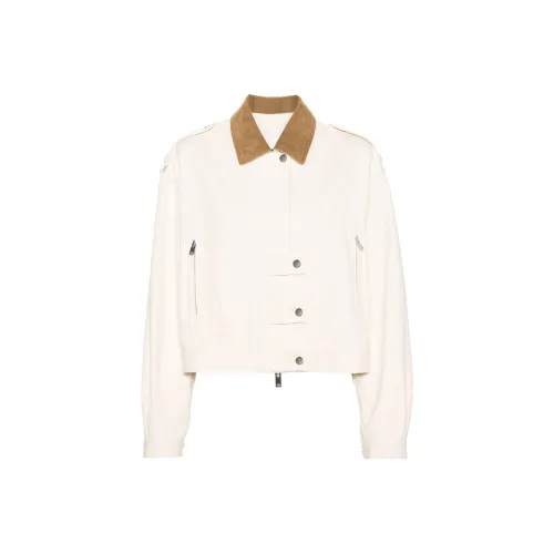 ISABEL MARANT ETOILE Étoile Julie Contrasting-Collar Denim Jacket