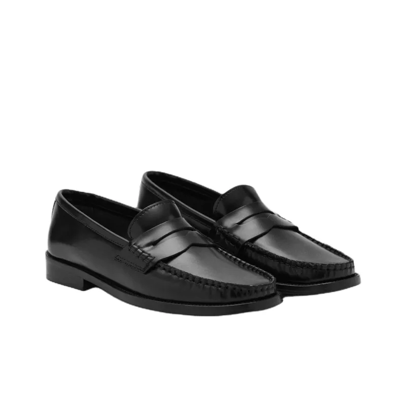 MANGO Loafers Women's Black-1