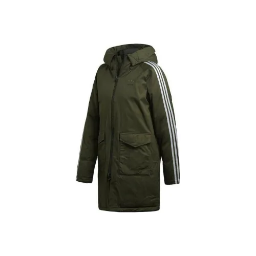 Adidas Originals Down Jackets Women's Army Green