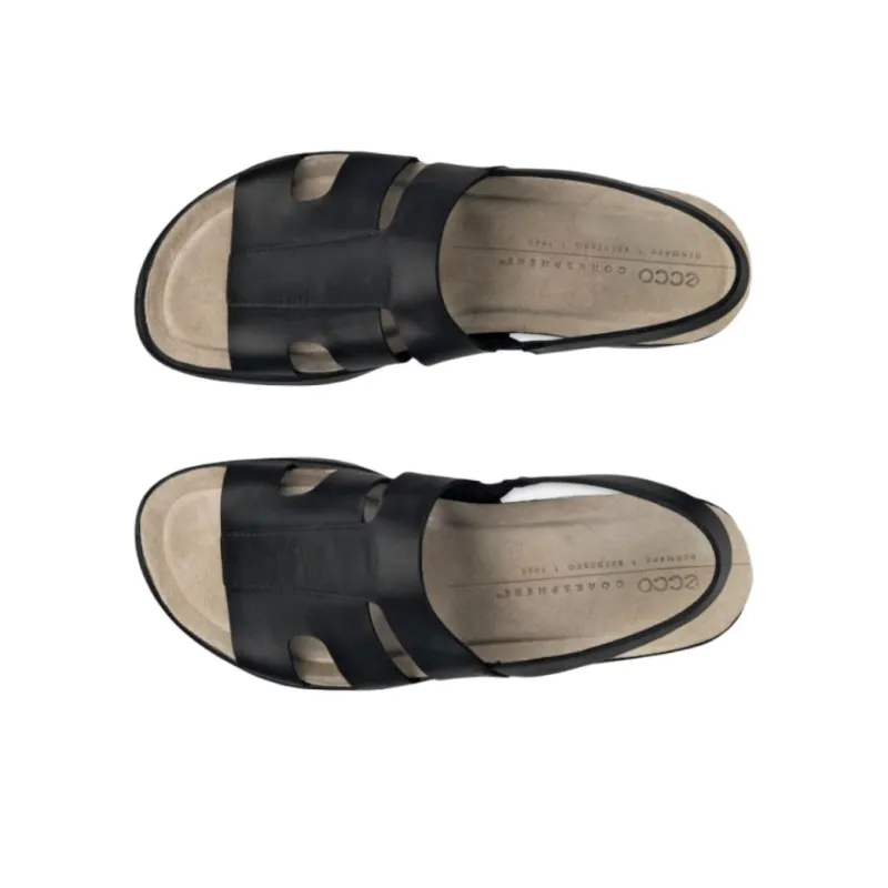 Ecco Flowt One Strap Sandals 3cm Women's Black-3