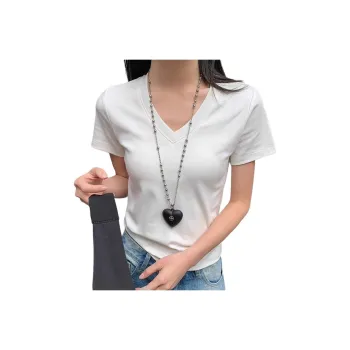 Puppytown Set in Sleeve T Shirt Women's White