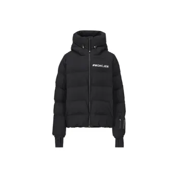 Moncler Suisses Logo print Puffer Jacket