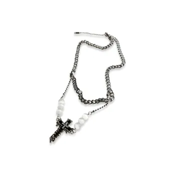 LuluCanaan Glass Cat Eye Necklaces Men's