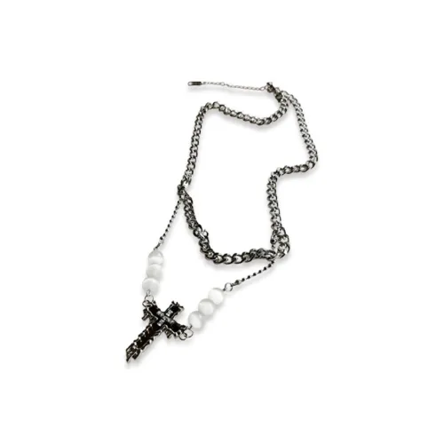 LuluCanaan Glass Cat Eye Necklaces Men's