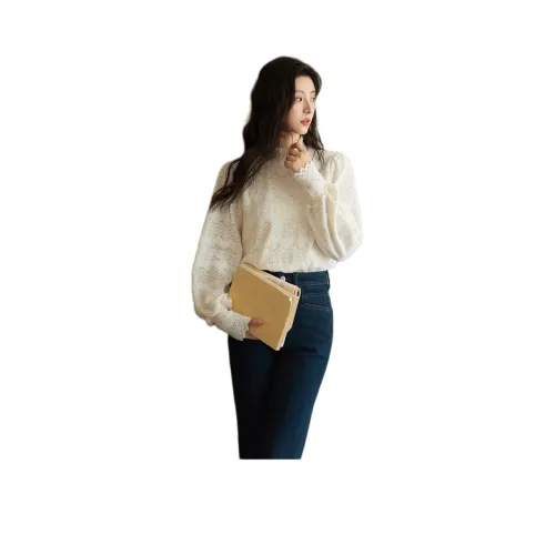 MISHOW Knitwear Women's Beige Apricot