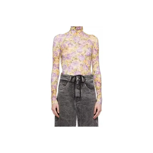MM6 Maison Margiela Rose print Bodysuit