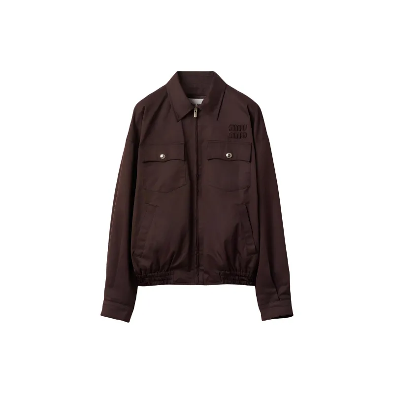 MIU MIU Jackets Unisex Cocoa Brown-0