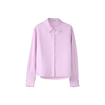 Fstudio Spring Korean Style Lazy Sweet Style Commute Shirt Women's Pink