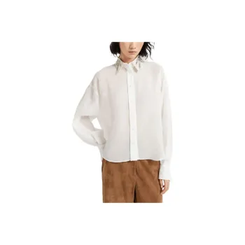 Brunello Cucinelli Flora Embroidered Shirt