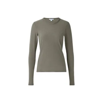 JAMES PERSE Regular T-Shirt Women's Chocolate