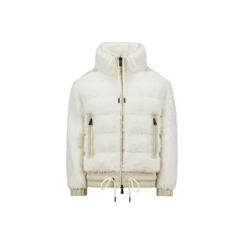 Moncler Grenoble Fur Effect Puffer Jacket