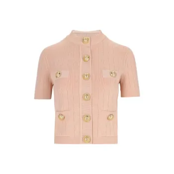 BALMAIN 4 Pocket Knitted Cardigan