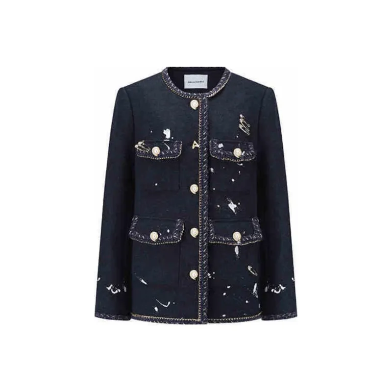 Alexia Sandra Jackets & Coats Women's Navy Blue-0