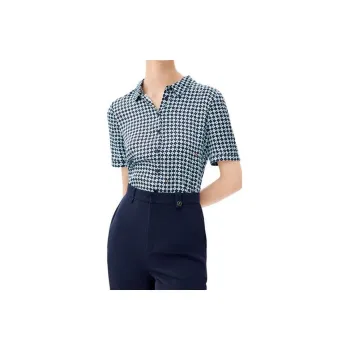 JZ Juzui Shirt Women's Light Pattern Blue