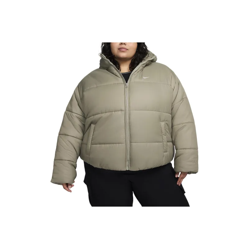 Nike Sportswear Classic Puffer Women's Therma FIT Loose Hooded Jacket Plus Size-0