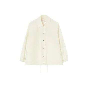 JIL SANDER Logo-Printed Textured Jacket