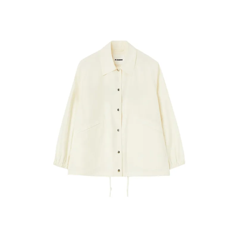 JIL SANDER Logo Printed Textured Jacket-0