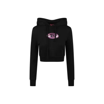DIESEL F Slimmy Hood Od Cut Out Oval D Logo Hoodie