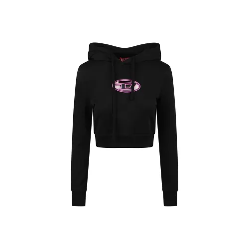 DIESEL F Slimmy Hood Od Cut Out Oval D Logo Hoodie