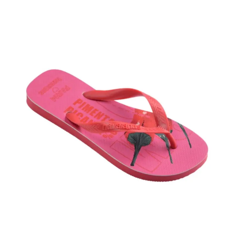 FARM RIO x Havaianas Flip Flops Women's Rose Red-2