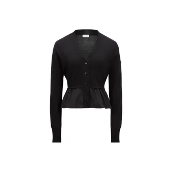 Moncler Peplum hem Cardigan