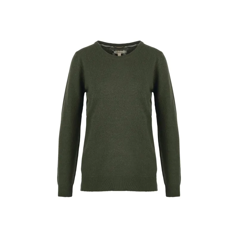 BARBOUR Pendle Crew Knit Sweatshirt Sweatshirt Women's Olive Green-0