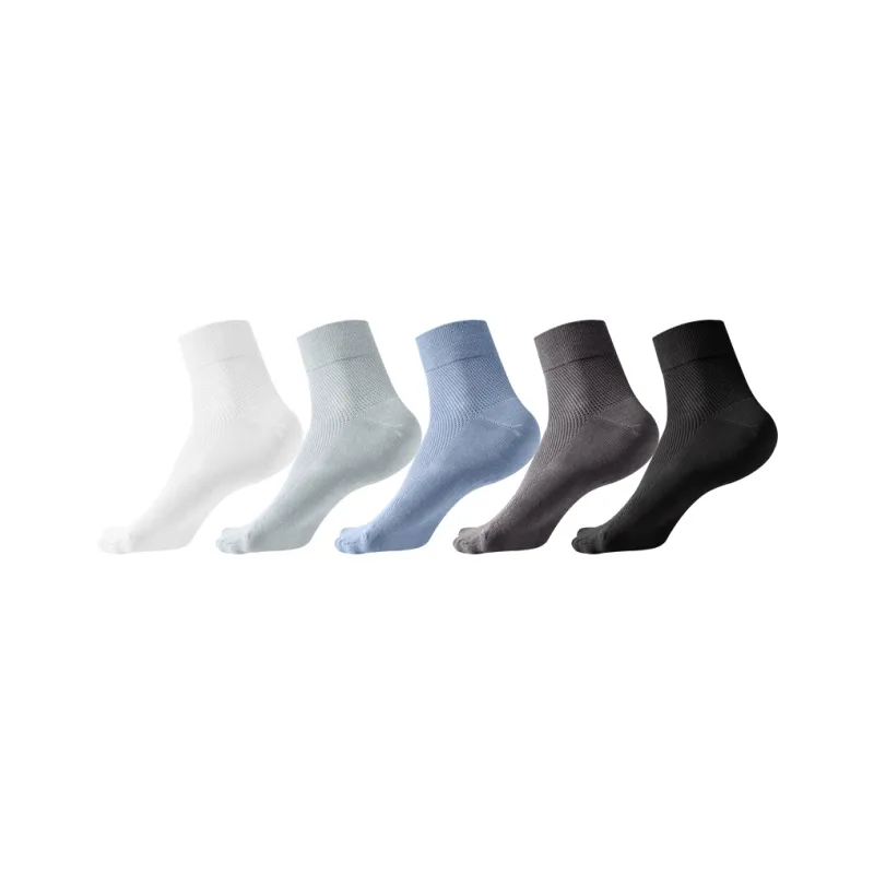 MIIOW Mid Calf Socks Men's 5 Pack-17