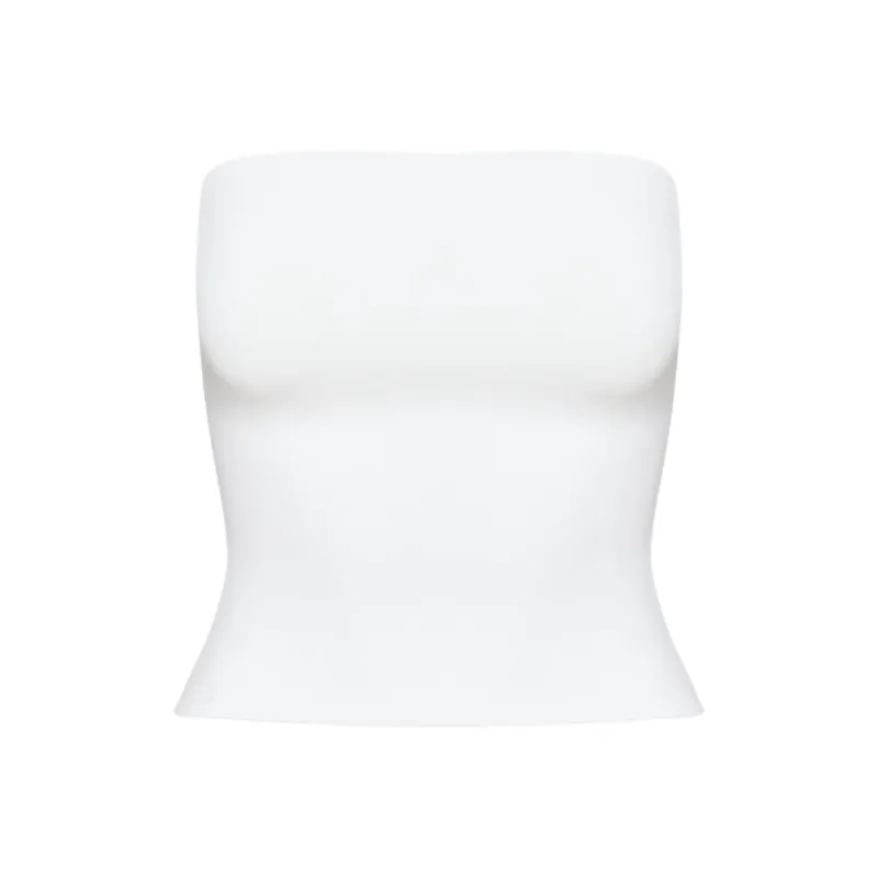 ARITZIA Contour Tube Top Strapless Top Women's Bright White/Bright White-0