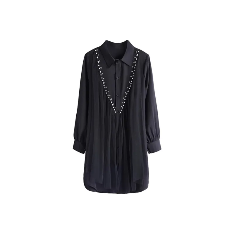 Mapping Shirts Women's Black-0