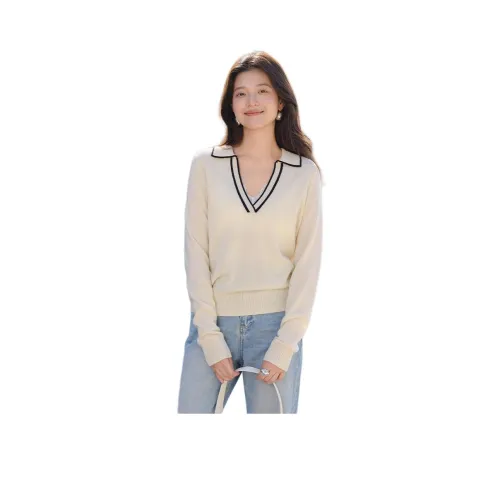 SNOWFORTE Cashmere Sweater Women's Polar White