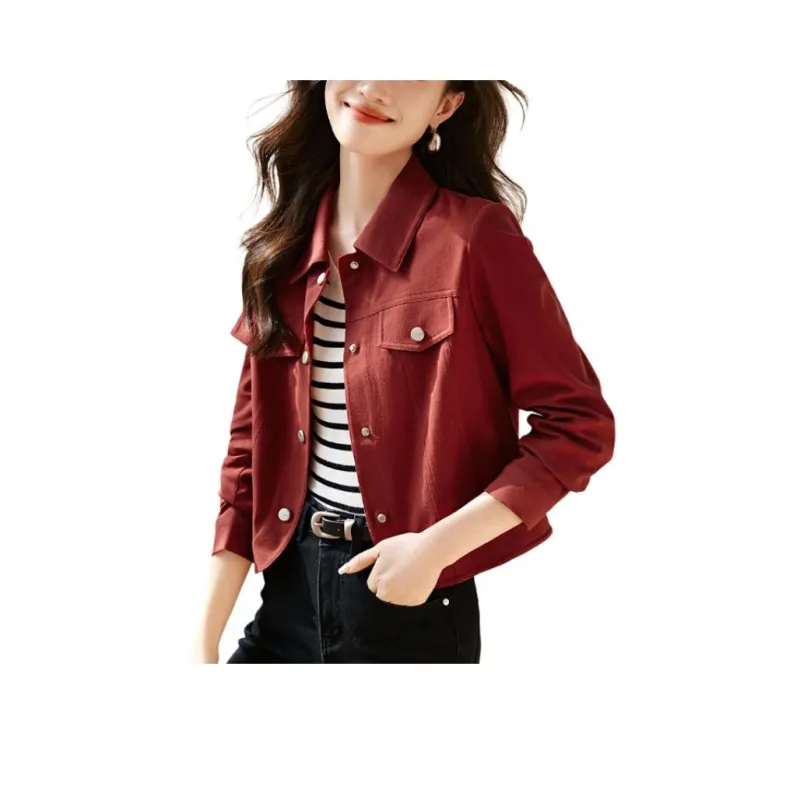 Mo Han Yi Mei Jackets & Coats Women's Red-0