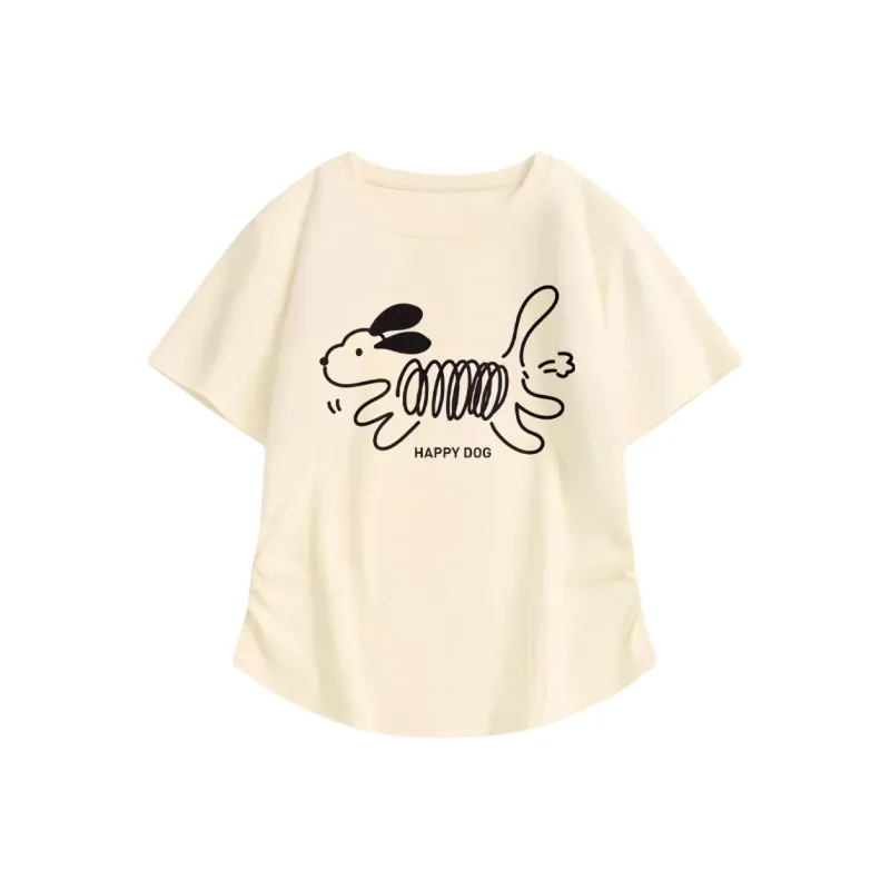 Cotton Gene Set in Sleeve T Shirt Women's-4
