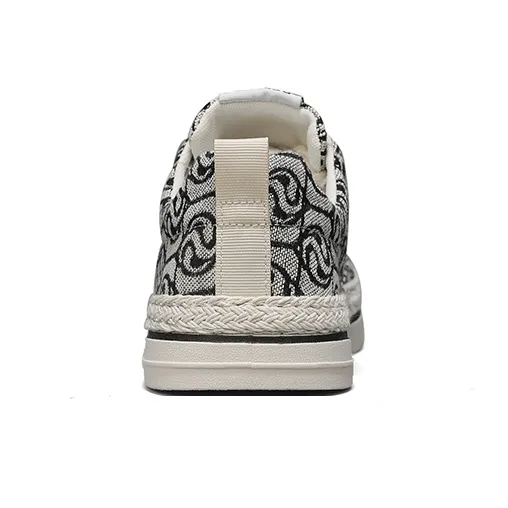 RENBEN Breathable And Lightweight Low Top Canvas Shoes Men's-17