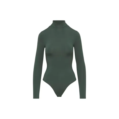 ARITZIA Contour Turtleneck Lonasleeve Bodysuit Bodysuits Women's Scarab/Scarab Beetle