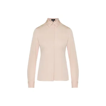 THEORY Georgette Fitted Shirt