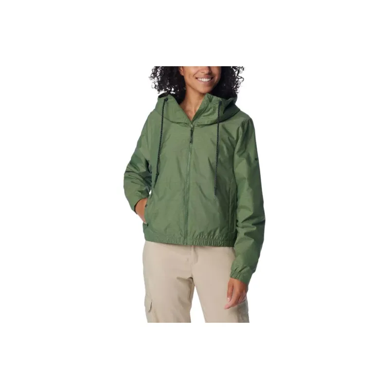 Columbia Women's Lillian Ridge™ Short Rain Jacket Jackets Coats Women's Green-0