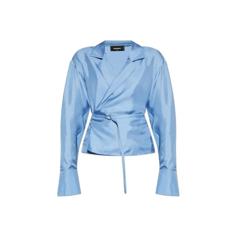 DSQUARED 2 Belted Long Sleeved Shirt-0