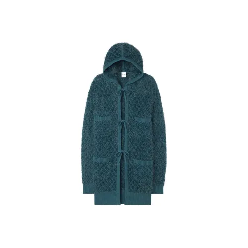 St. John Eyelash Diamond-knit Long Cardigan
