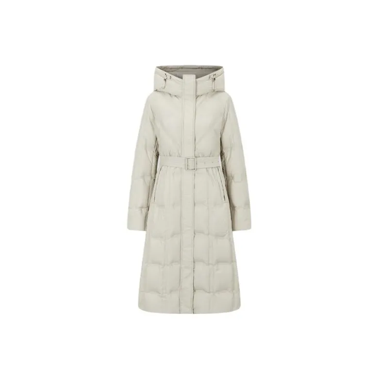 KARL LAGERFELD / Karl Lagerfeld Jeans Down Jackets Women's Ecru-0