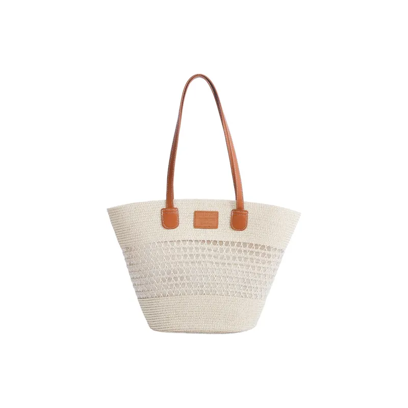 YZUE Woven Tote Bag, Shopping Bag, Underarm Bag, Shoulder Bag Women's Multicolor-7