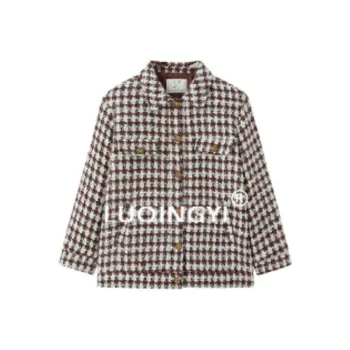 Luqingyi Jackets Women's Coffee