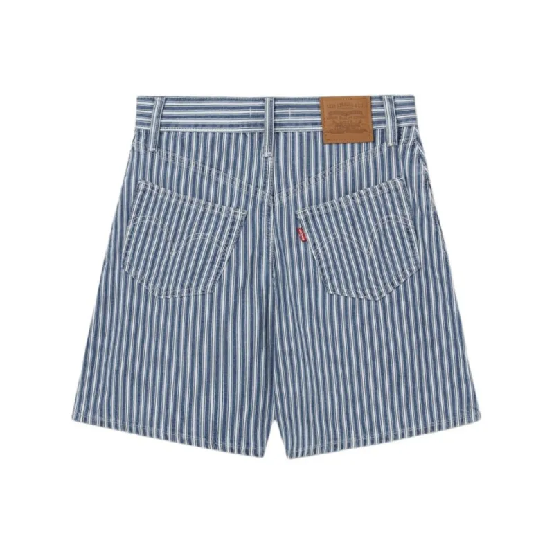 Levi's Denim Shorts Women's Blue White-1