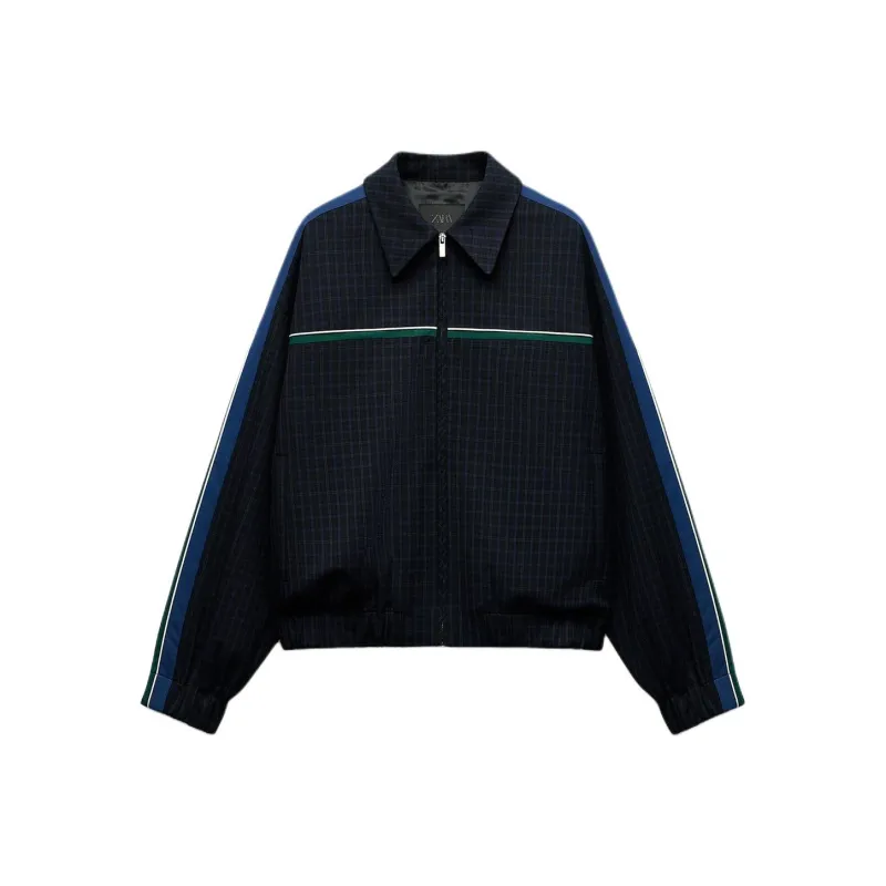 ZARA Jackets Coats Women's Marine Blue-0