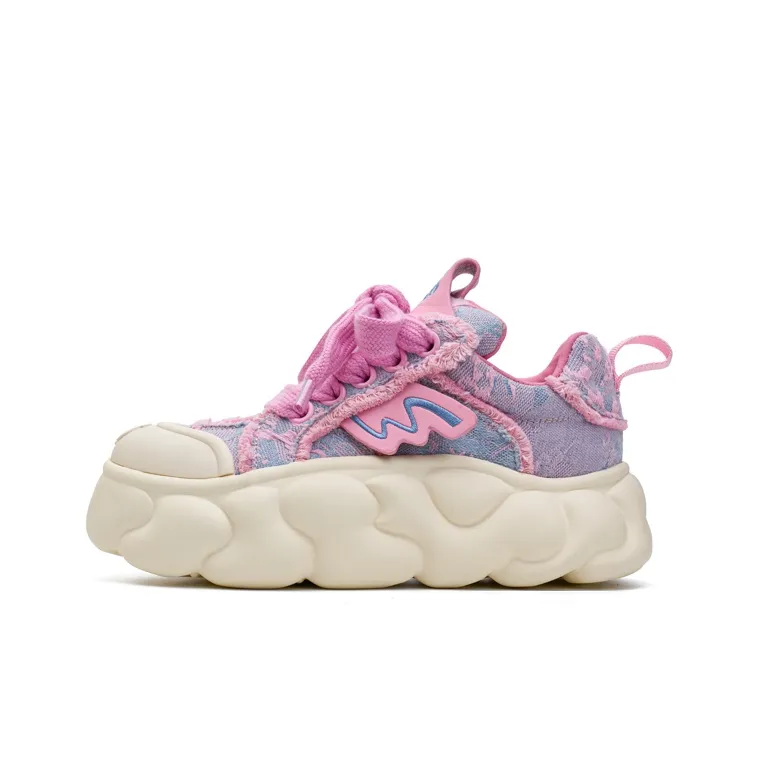 R6 Anti Slip And Wear Resistant Height Increasing Low Top Casual Shoes Women's-0