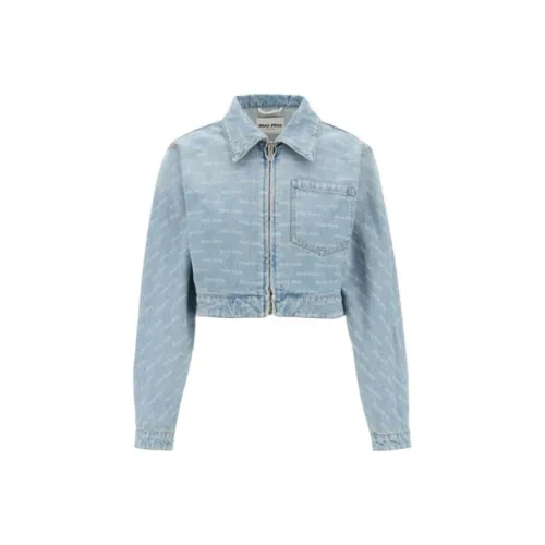 Alexander McQueen Jackets & Coats Women's Light Blue